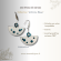 Collection Alchimie Bleue - Pendentif en cuivre émaillé - BubbleBlue