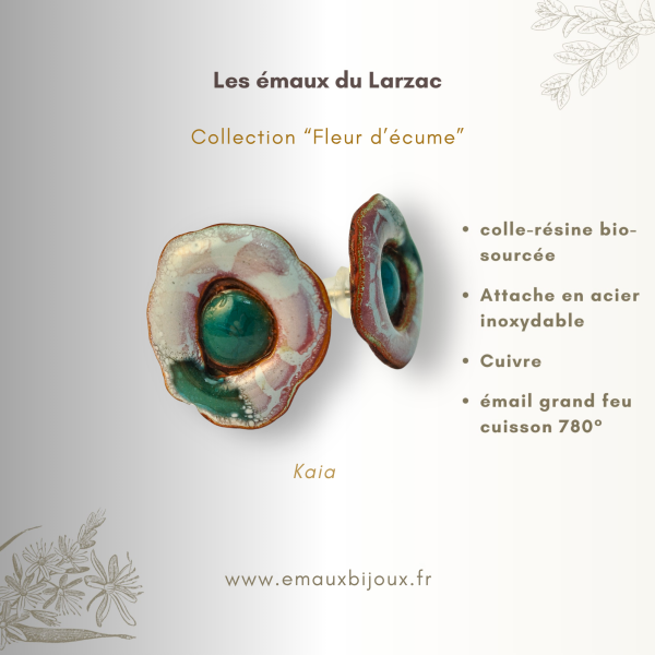 Pendentif Kaia, Collection Fleur d'écume Pendentif Kaia, Collection Fleur d'écume