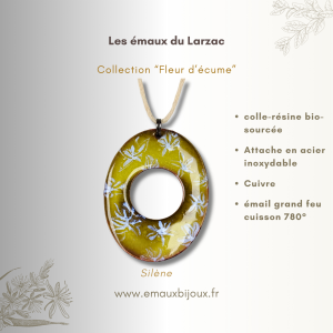 Pendentif Silène, Collection Fleur d'écume