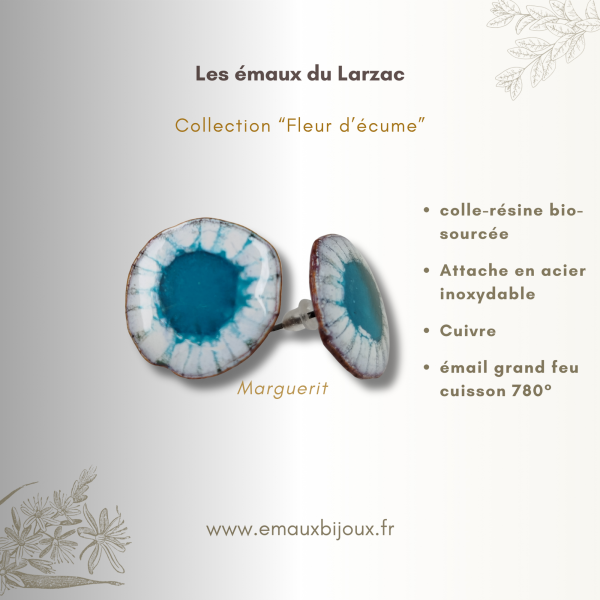 Pendentif Marguerit, Collection Fleur d'écume Pendentif Marguerit, Collection Fleur d'écume