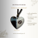Pendentif Moncoeur, Collection Fleur d'écume